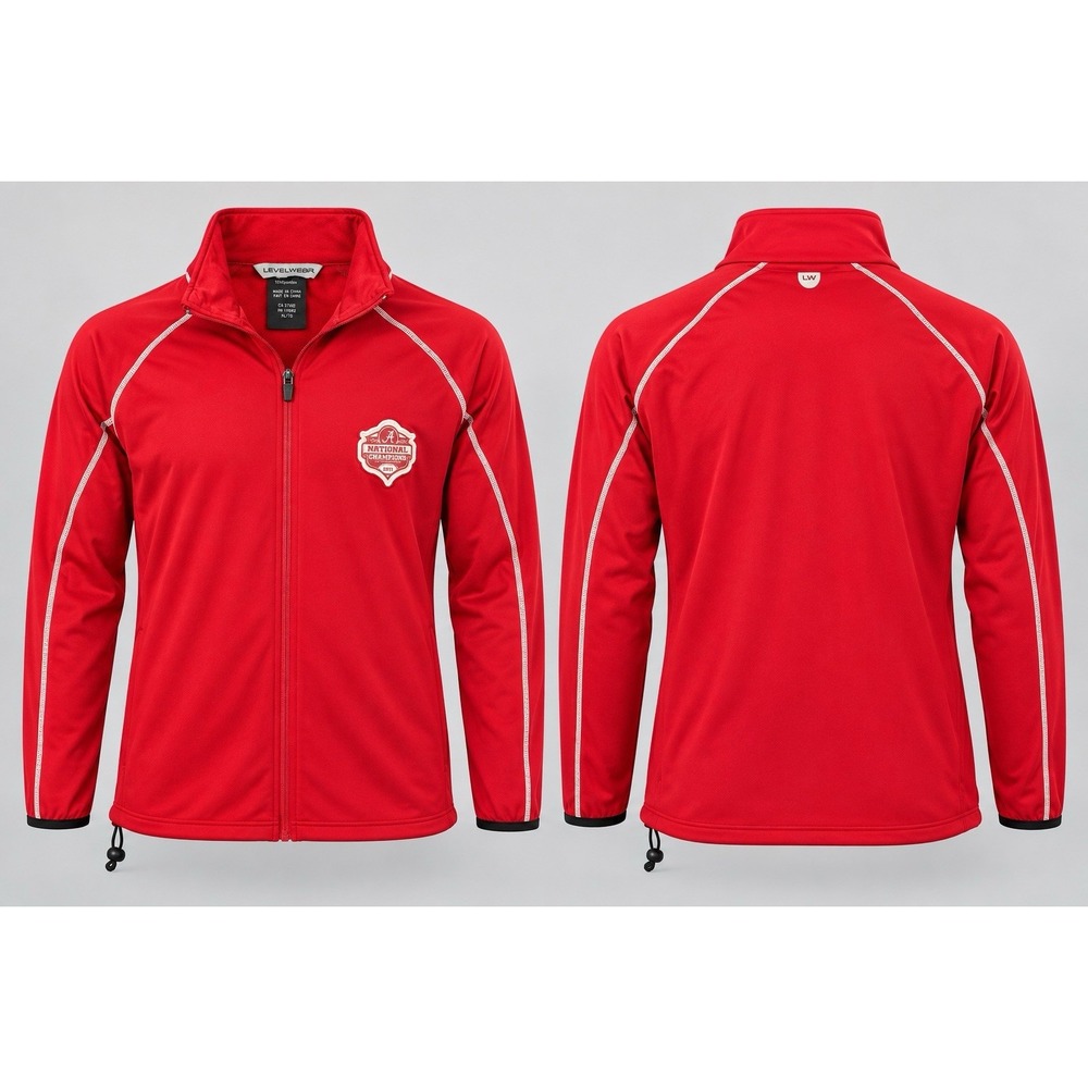 Alabama Crimson Tide 1/4 Zip Pullover Mens XL Red Jacket National Champion 2011